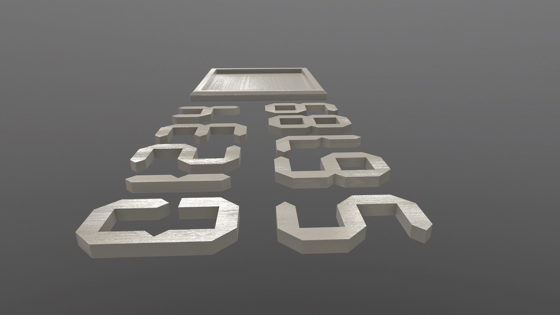Printable Tricky Numbers Puzzle 3D print model_15