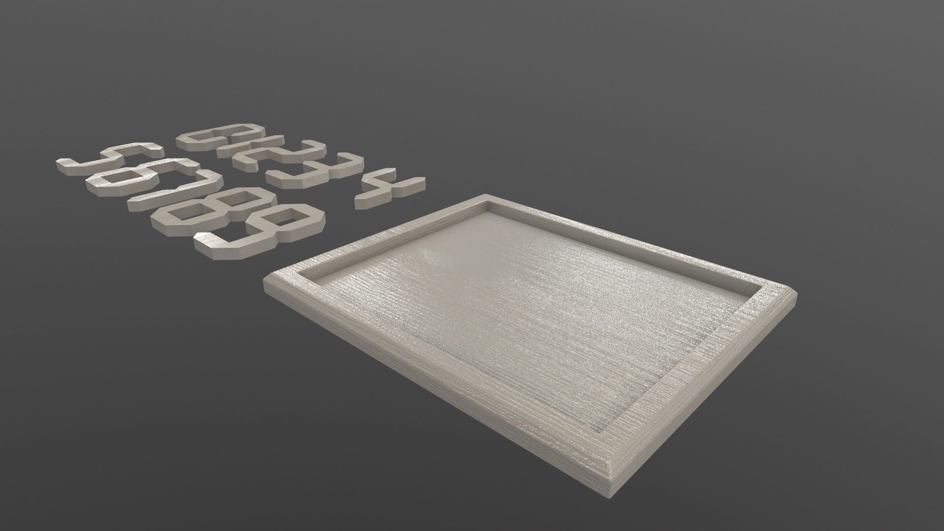 Printable Tricky Numbers Puzzle 3D print model_17