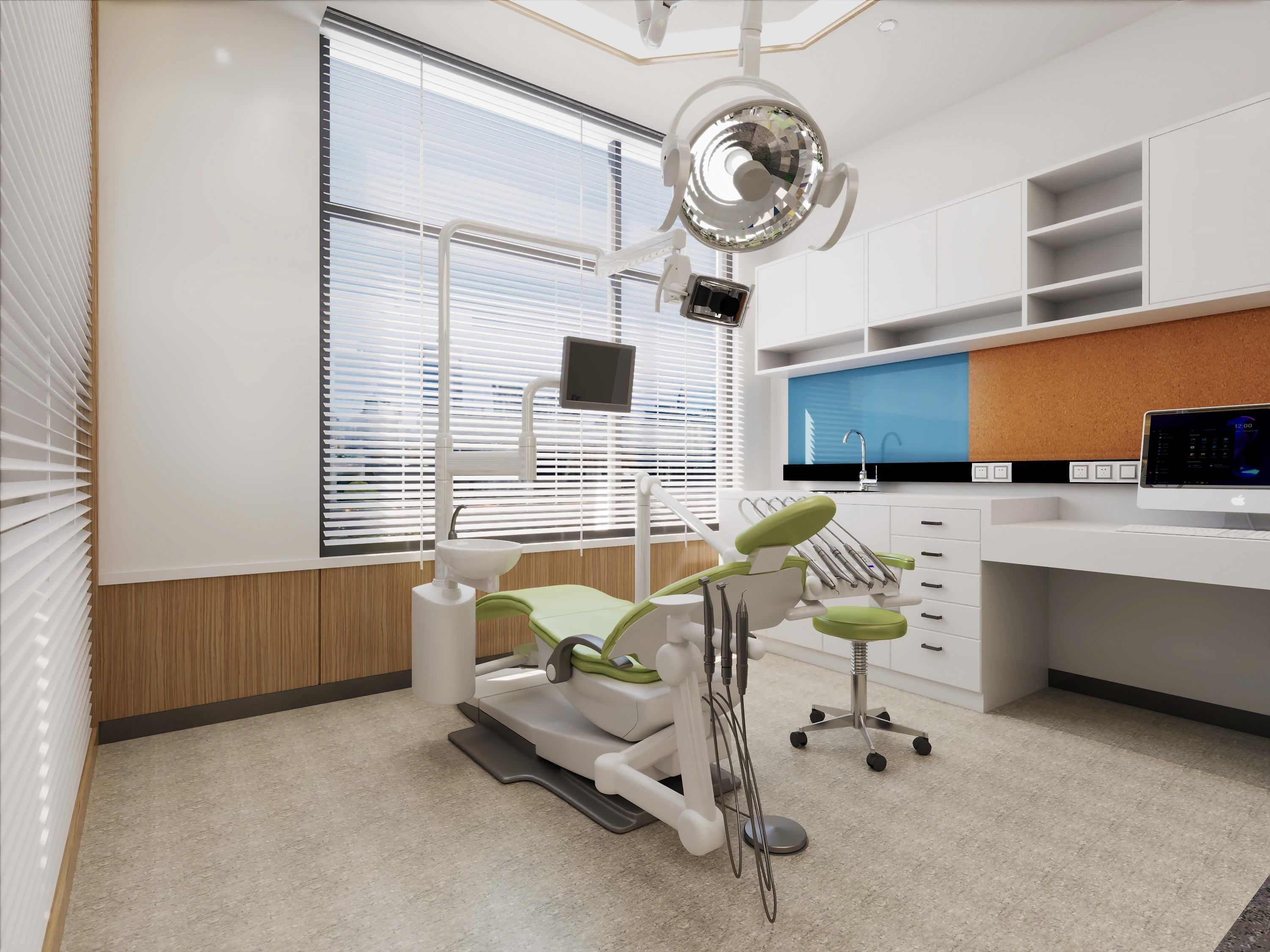 Modern Scenes Dental Clinic interior design  3D model_4