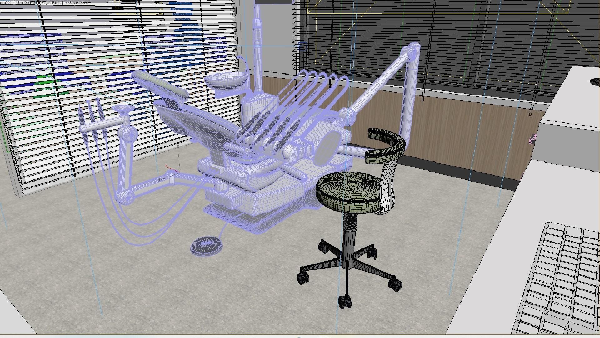 Modern Scenes Dental Clinic interior design  3D model_9