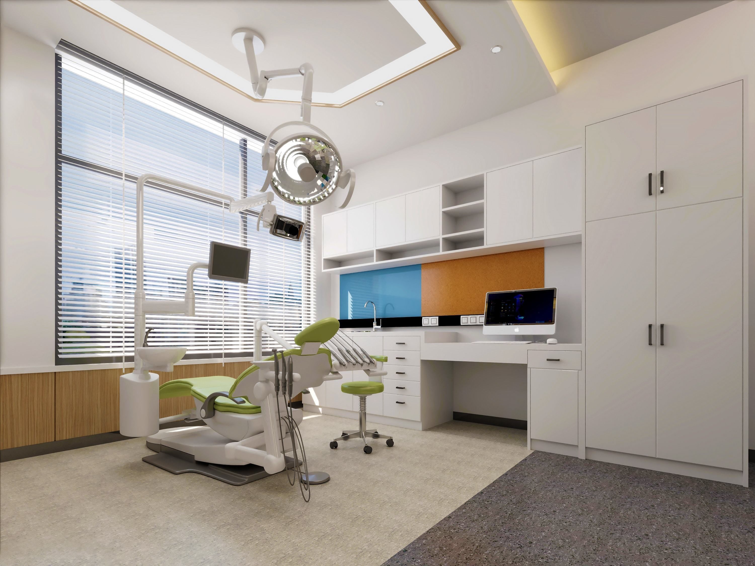 Modern Scenes Dental Clinic interior design  3D model_5