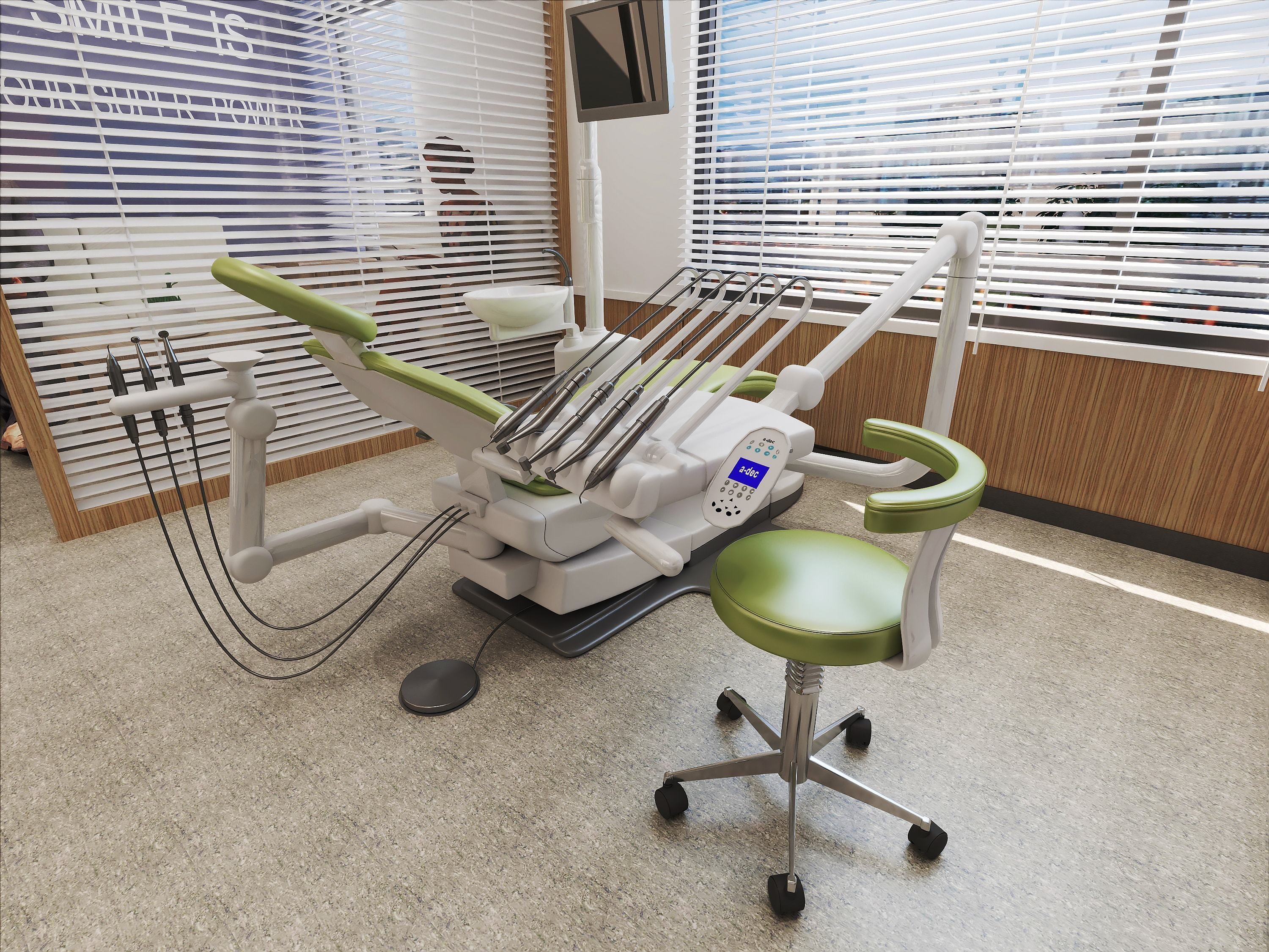 Modern Scenes Dental Clinic interior design  3D model_2