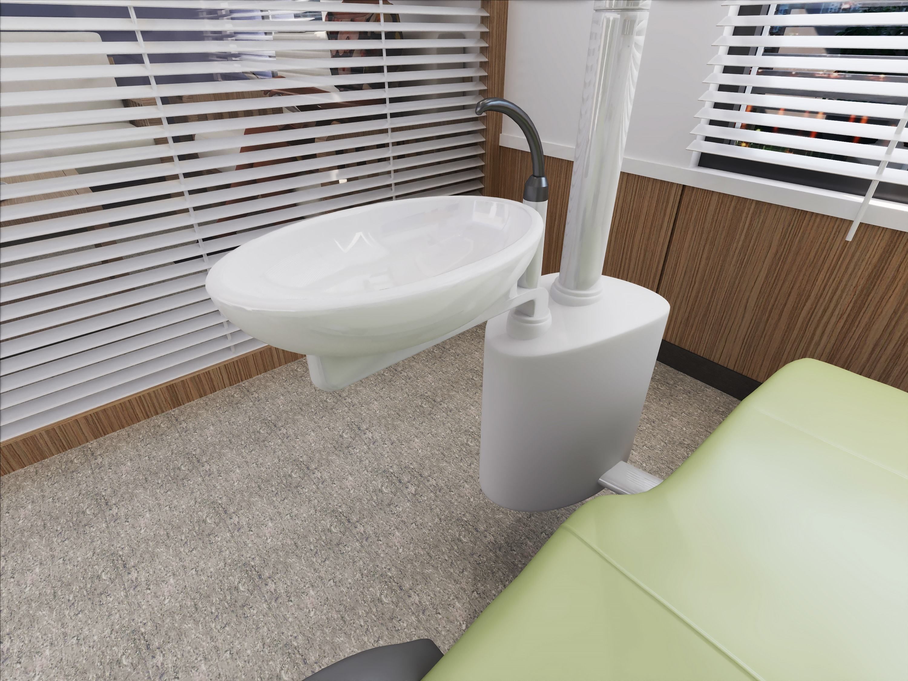 Modern Scenes Dental Clinic interior design  3D model_8