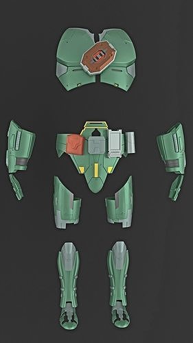 JEDI ARMOR FULL ARMOR FOR 3DPRINT FOR COSPLAY 3D model