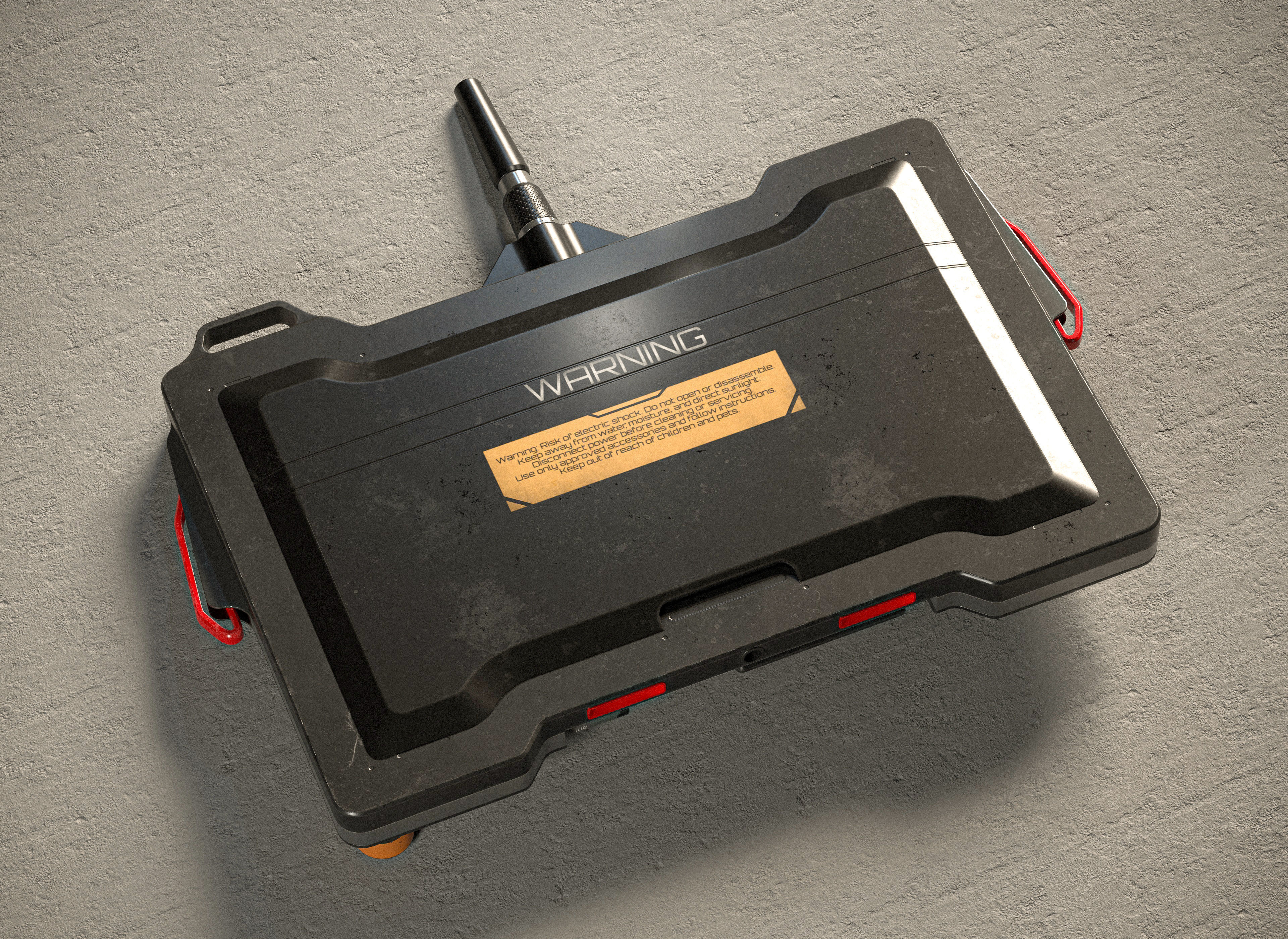 Sci-fi Controller V42 PBR Low-poly 3D model_4