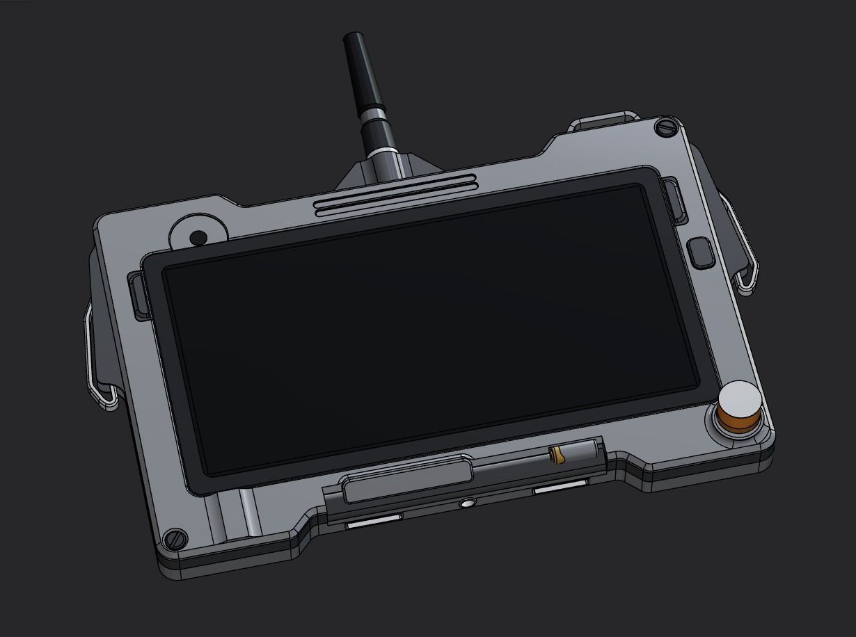 Sci-fi Controller V42 PBR Low-poly 3D model_12