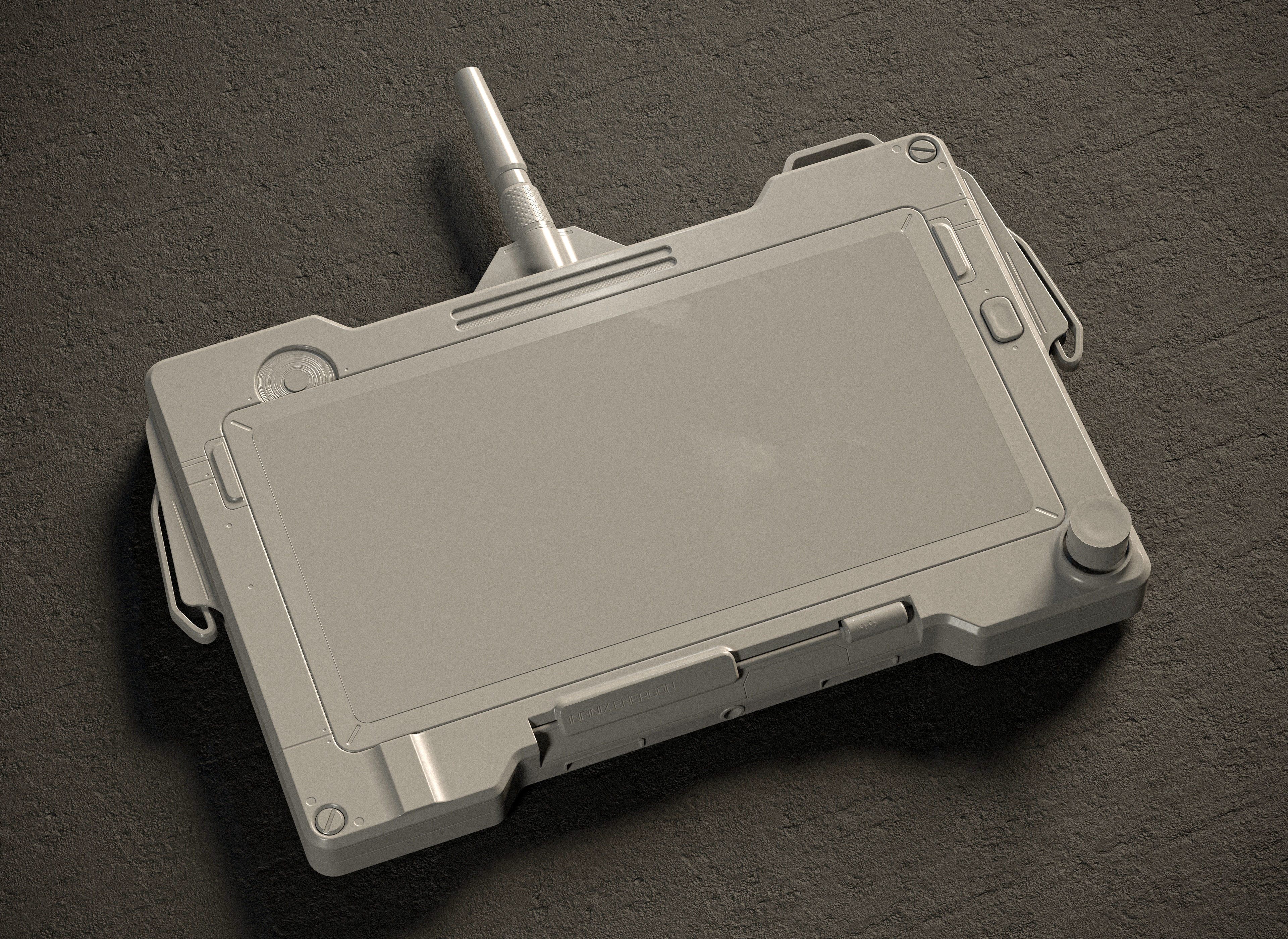 Sci-fi Controller V42 PBR Low-poly 3D model_11