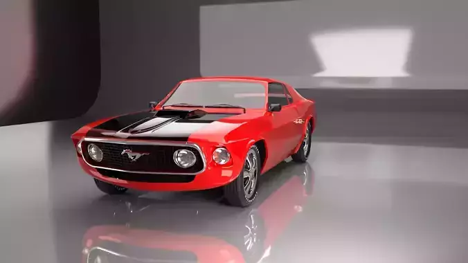 Red Mustang