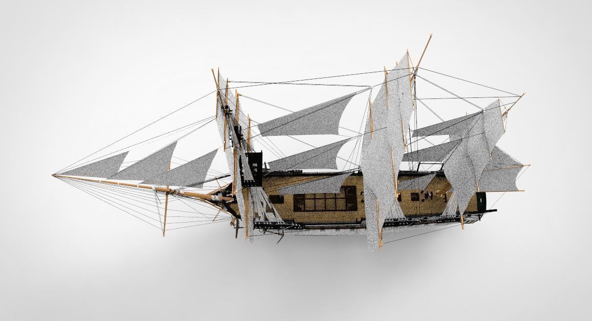 USS Constitution 3D model_3