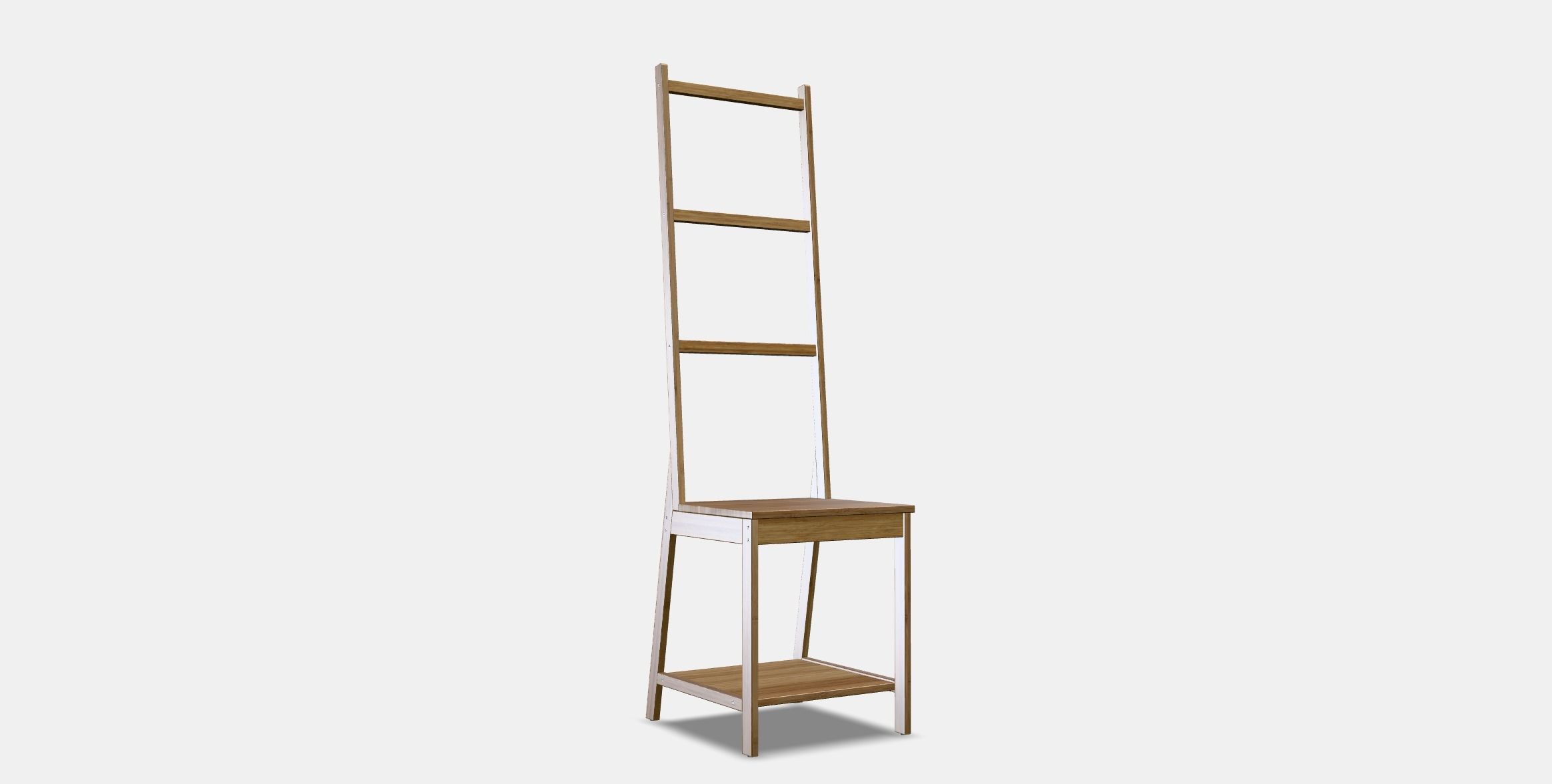 RAGRUND Towel rack chair Low-poly 3D model_6