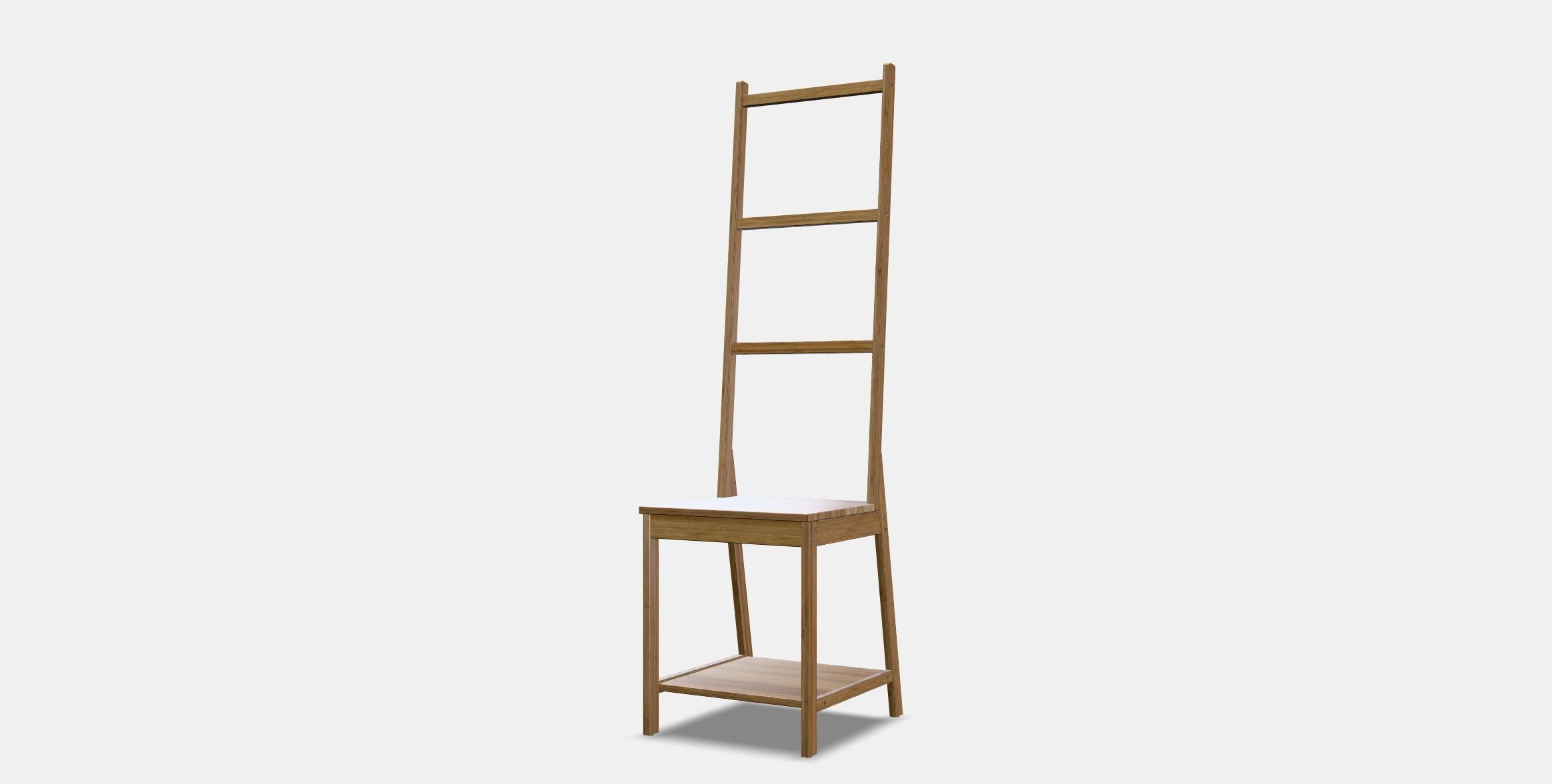 RAGRUND Towel rack chair Low-poly 3D model_12