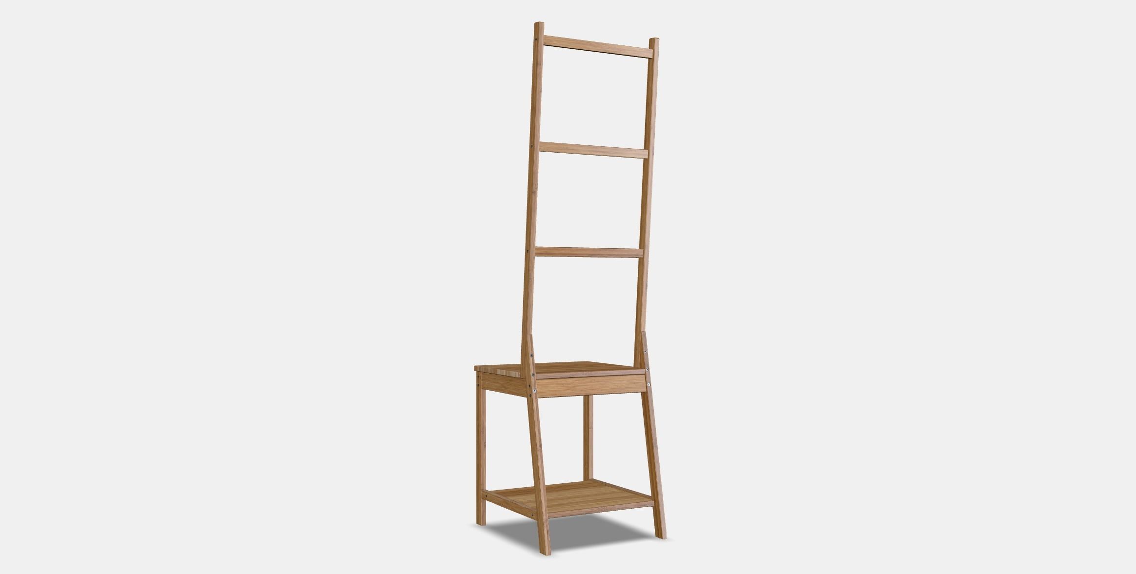 RAGRUND Towel rack chair Low-poly 3D model_16