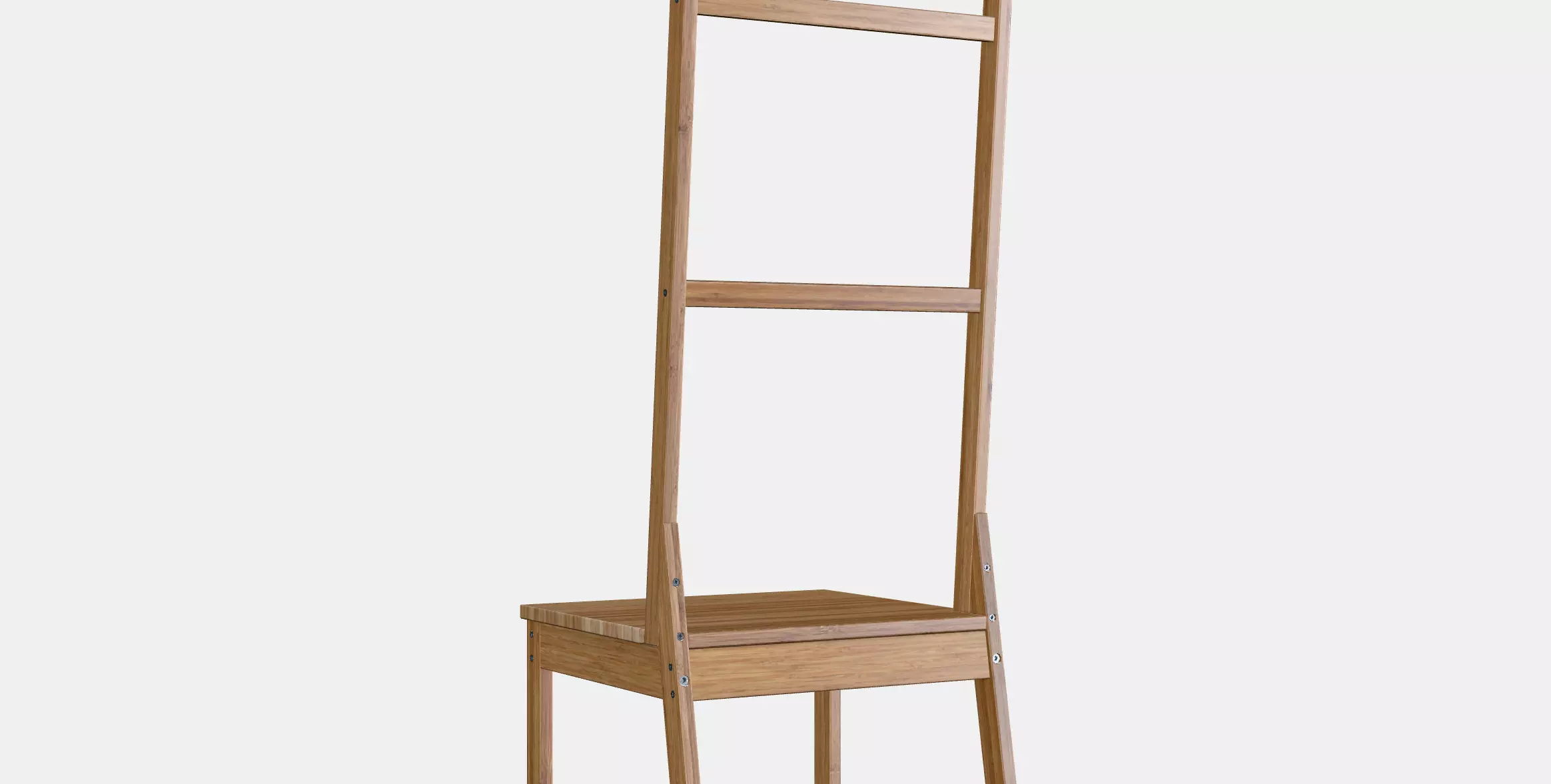 RAGRUND Towel rack chair Low-poly 3D model_0