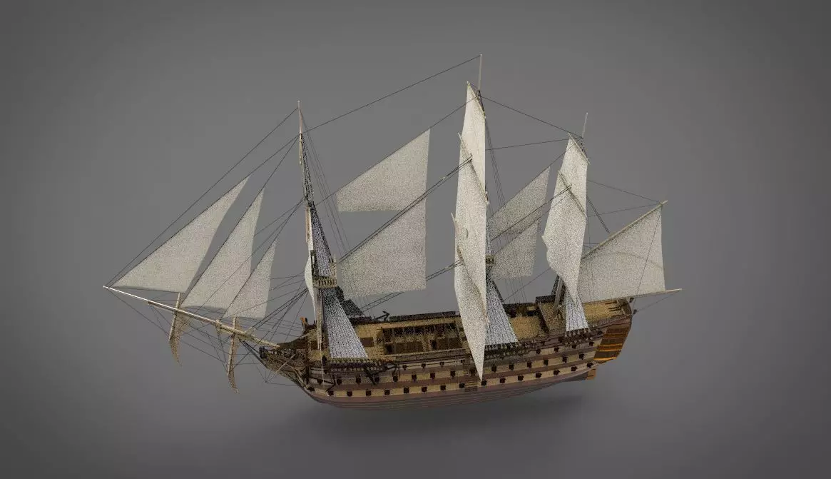 HMS Victory 3D model_0