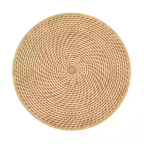 Artesia Natural Woven Rattan Round PBR