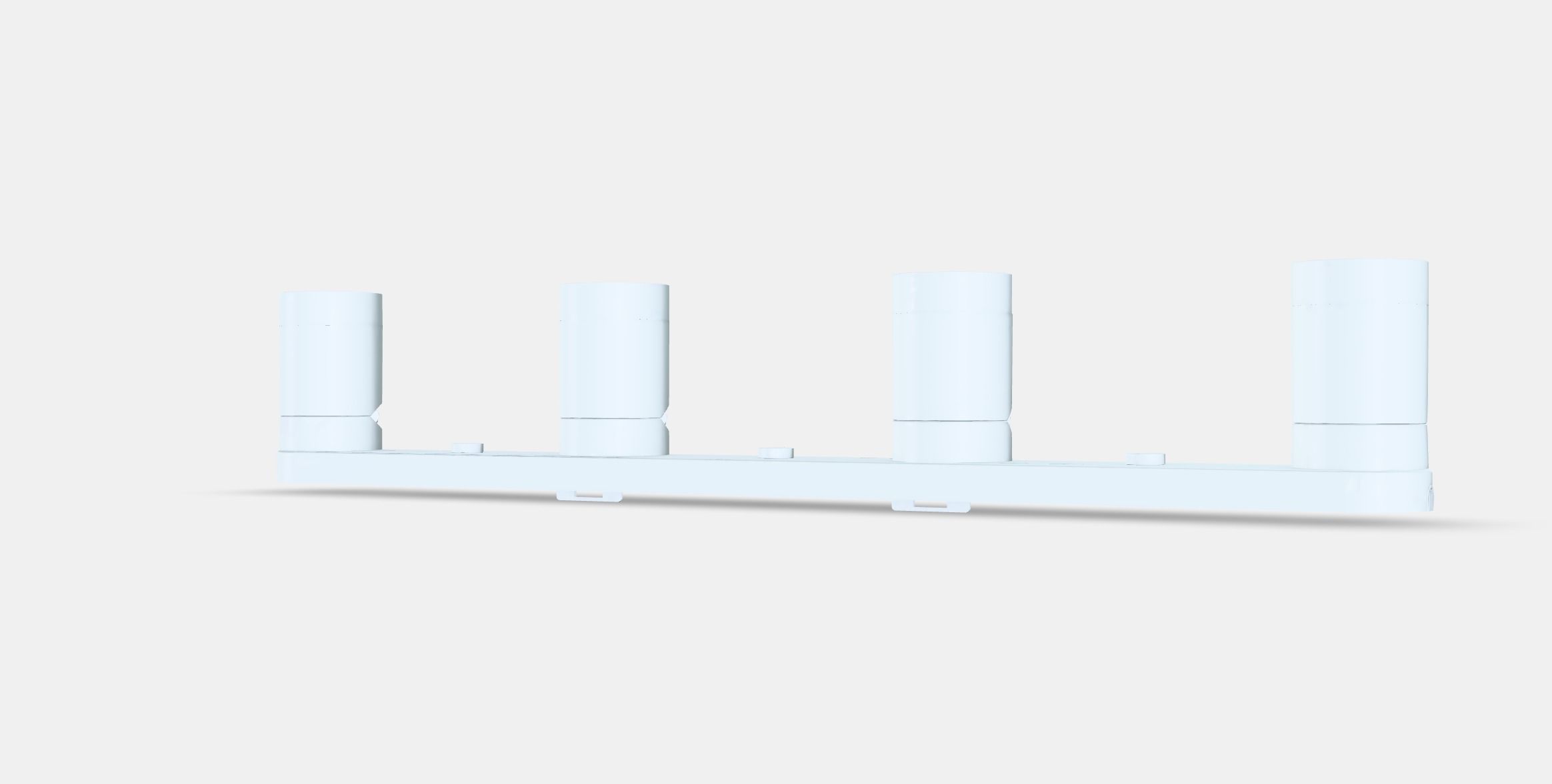 NYMANE Ceiling spotlight with 4 spots Low-poly 3D model_8