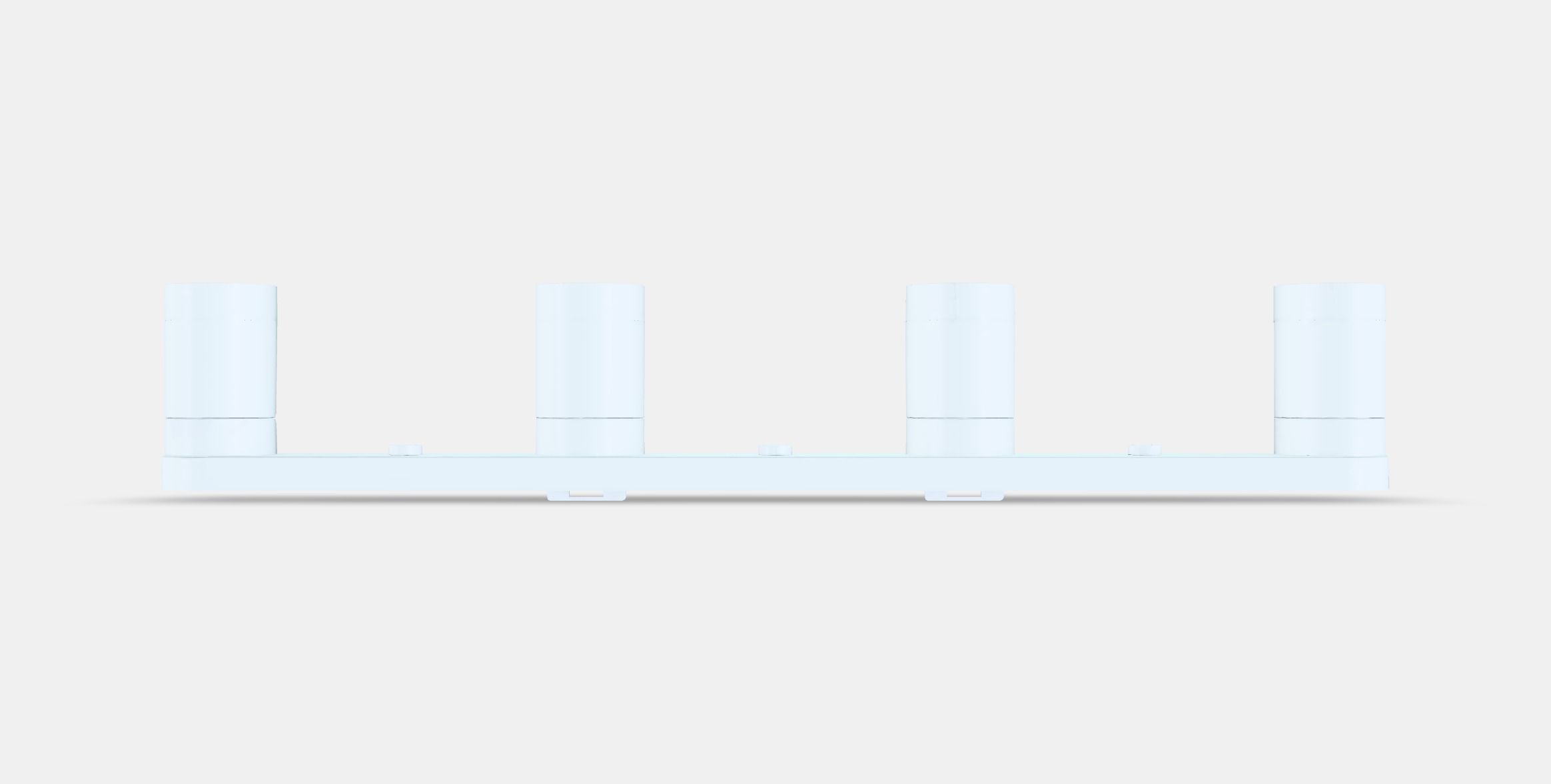 NYMANE Ceiling spotlight with 4 spots Low-poly 3D model_15