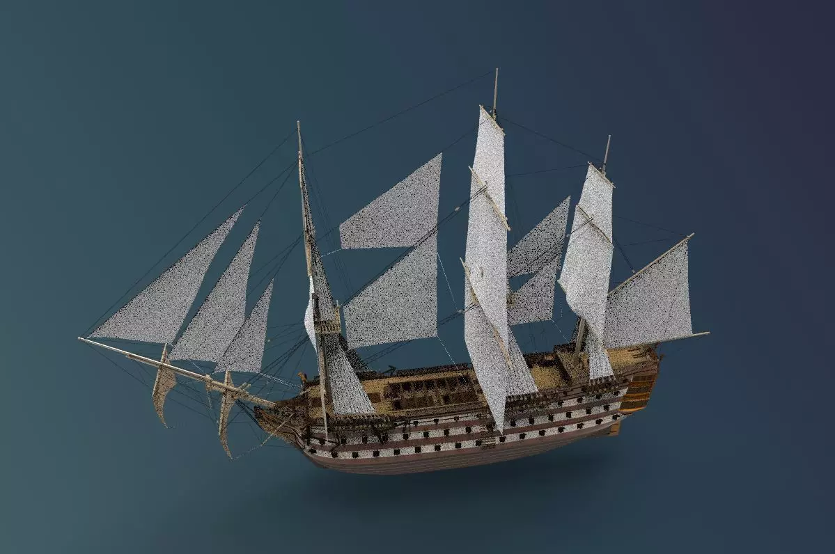 HMS Victory 3D model_0