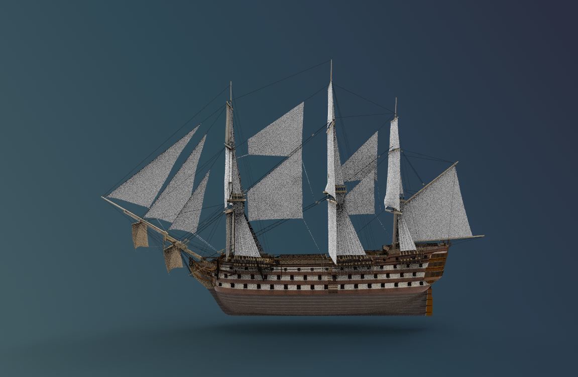 HMS Victory 3D model_2