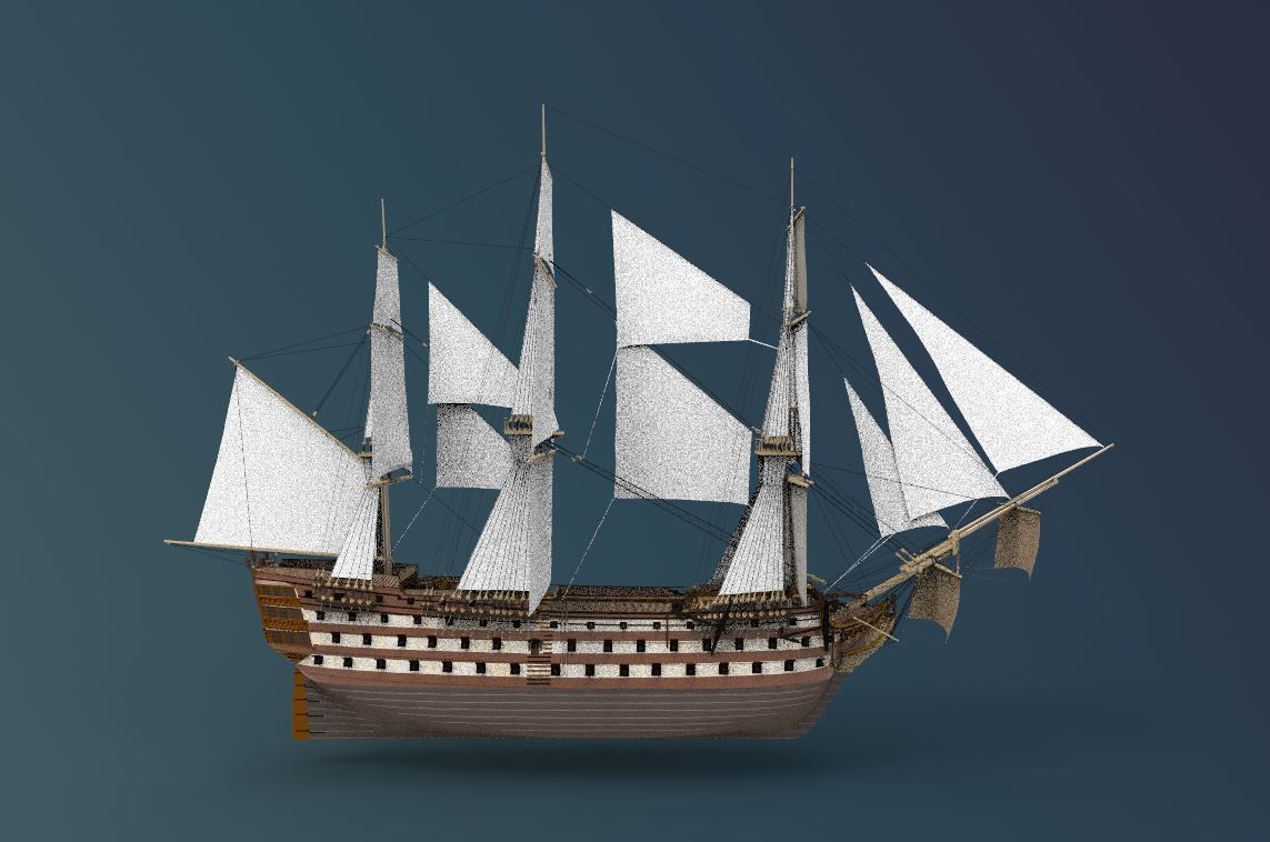 HMS Victory 3D model_1