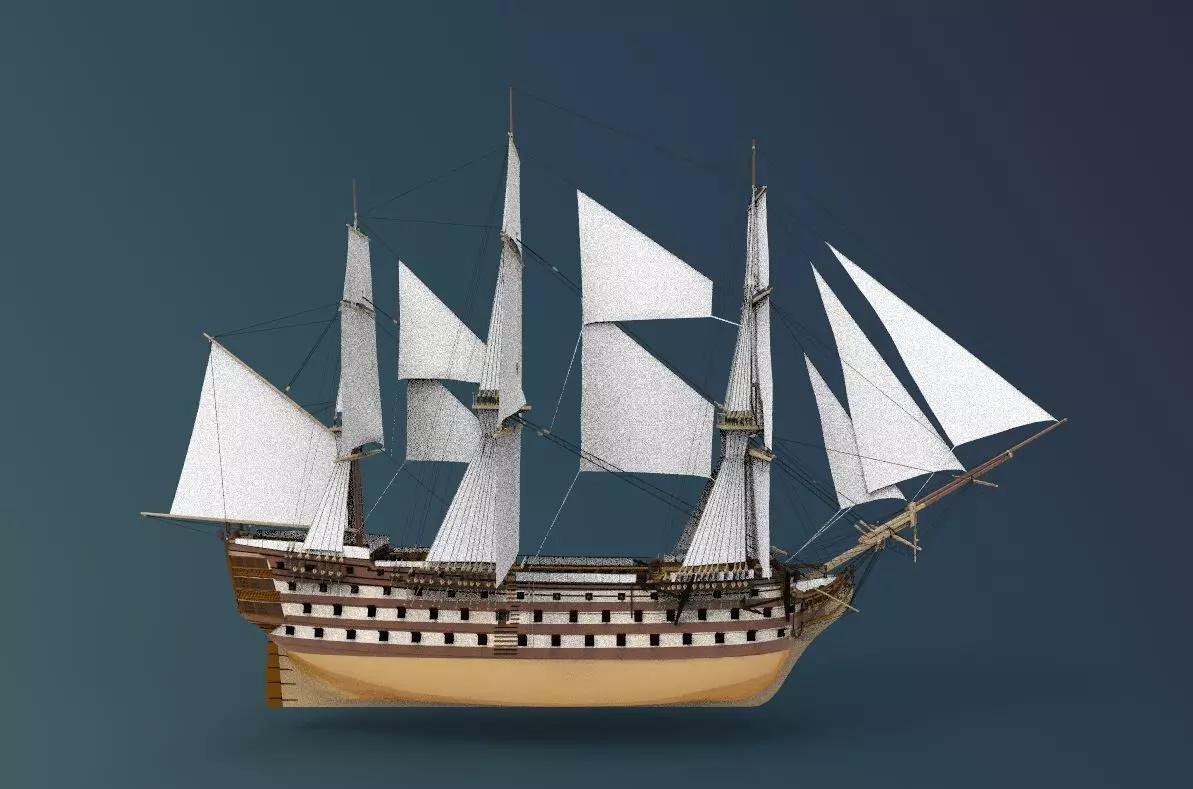 HMS Victory 3D model_0