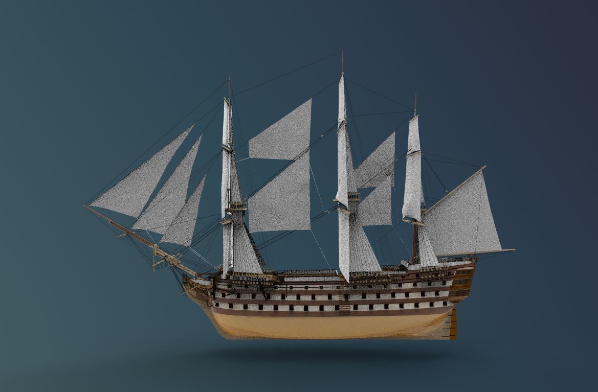 HMS Victory 3D model_1