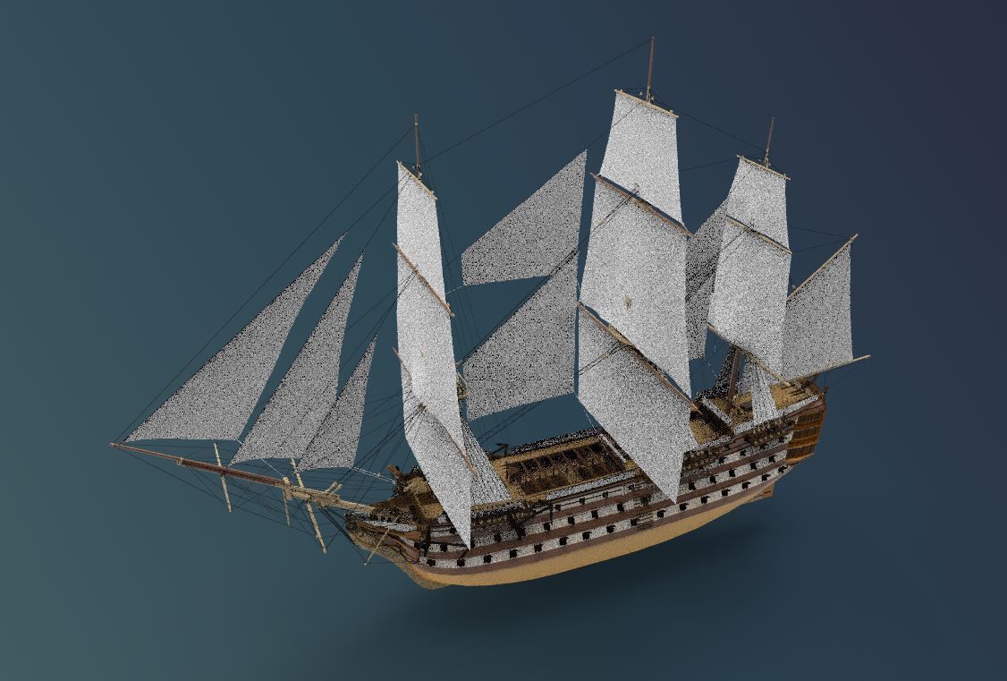 HMS Victory 3D model_4