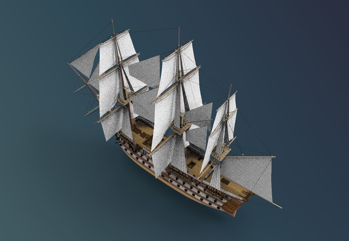 HMS Victory 3D model_3