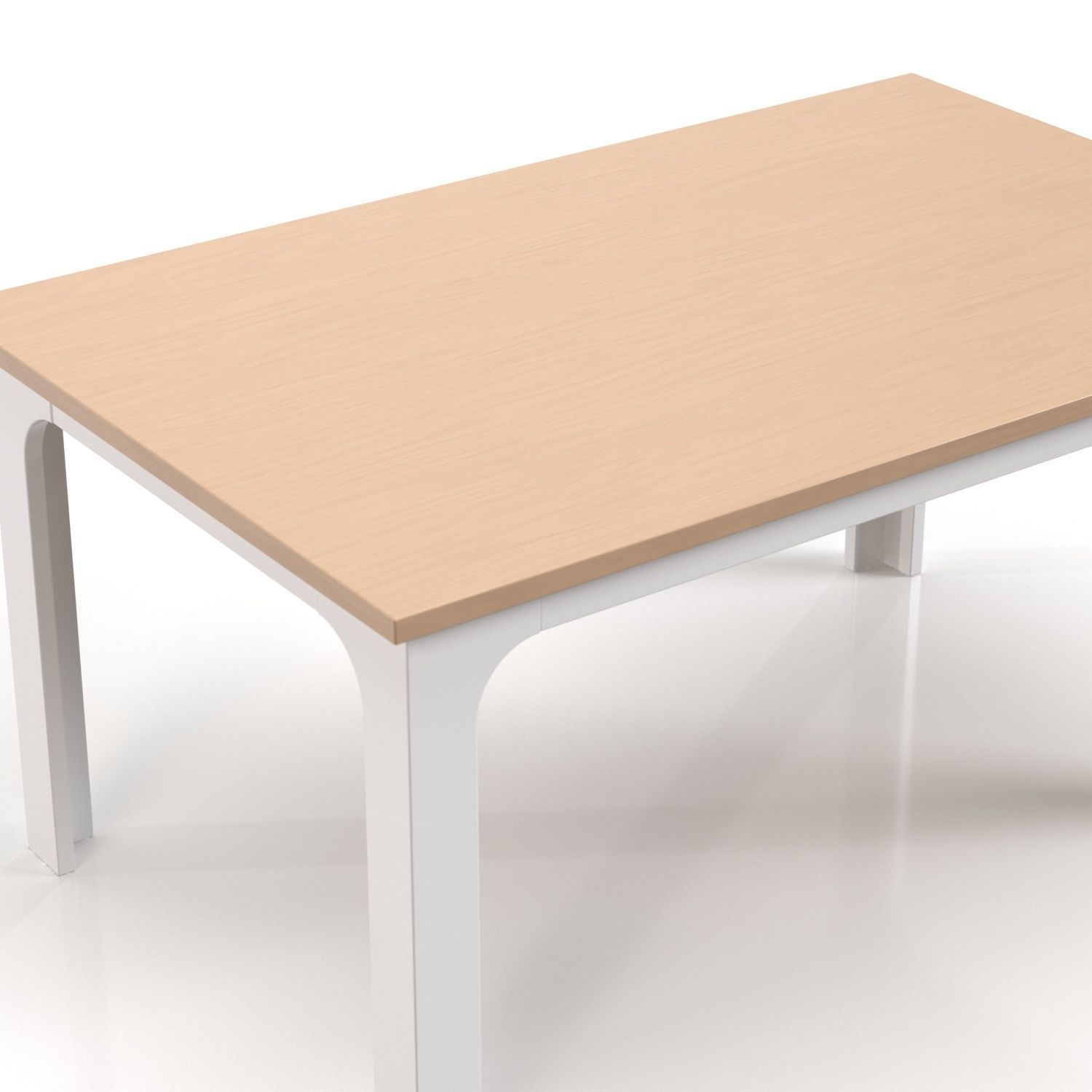 Craft Kids Table PBR 3D model_3