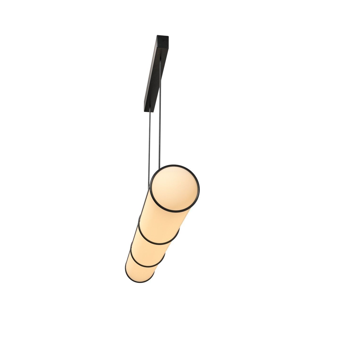 Endless Straight Pendant Light 3D model_1