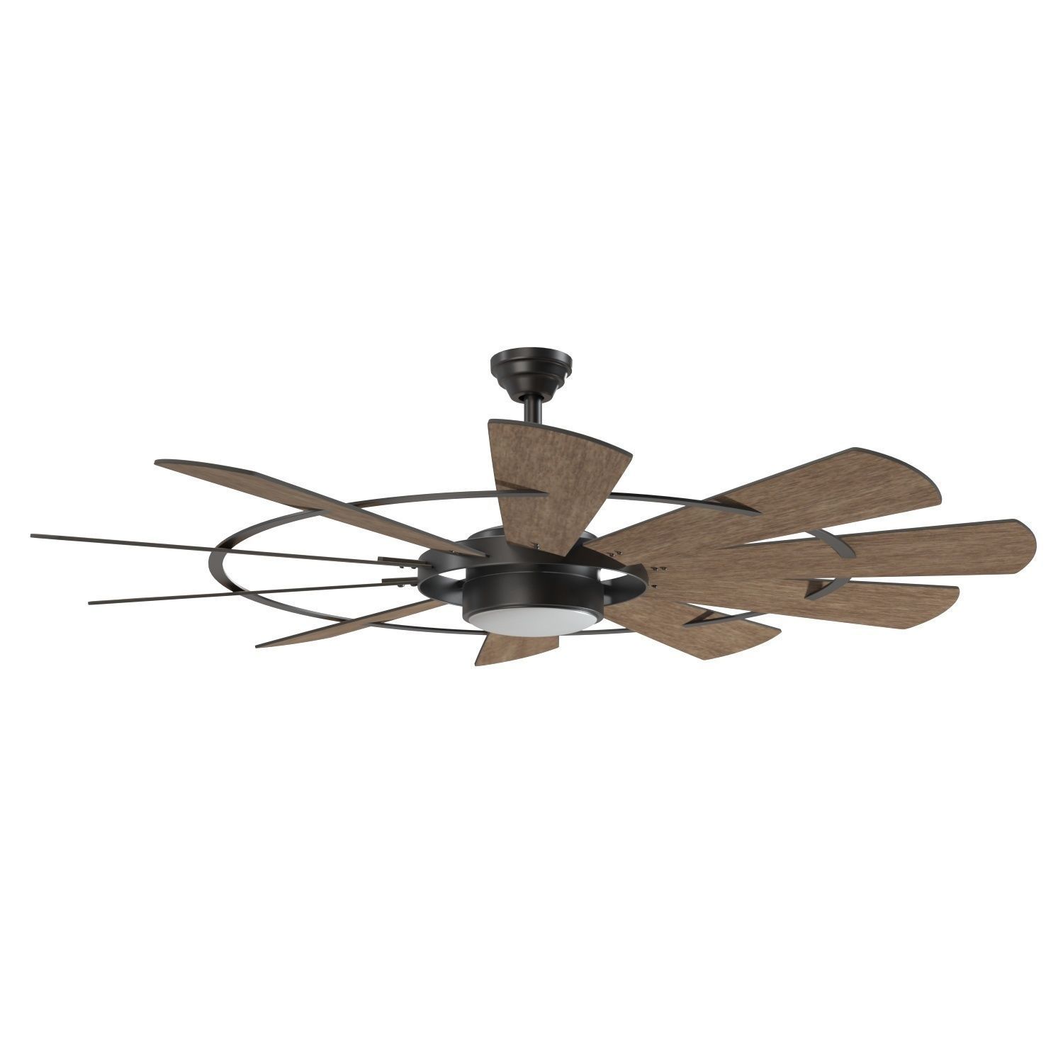 Henderson Integrated LED Indoor Ceiling Fan with Light PBR 3D model_2