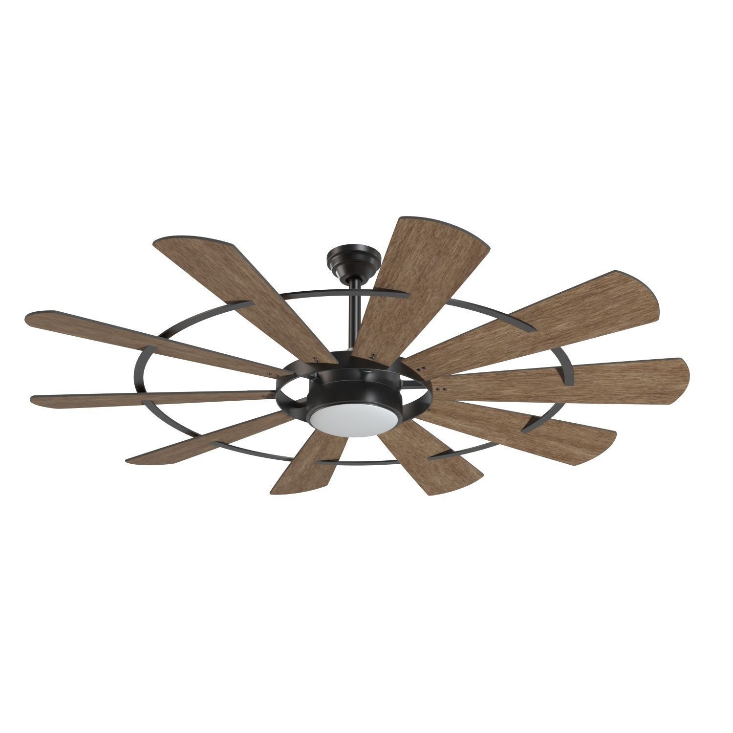 Henderson Integrated LED Indoor Ceiling Fan with Light PBR 3D model_4