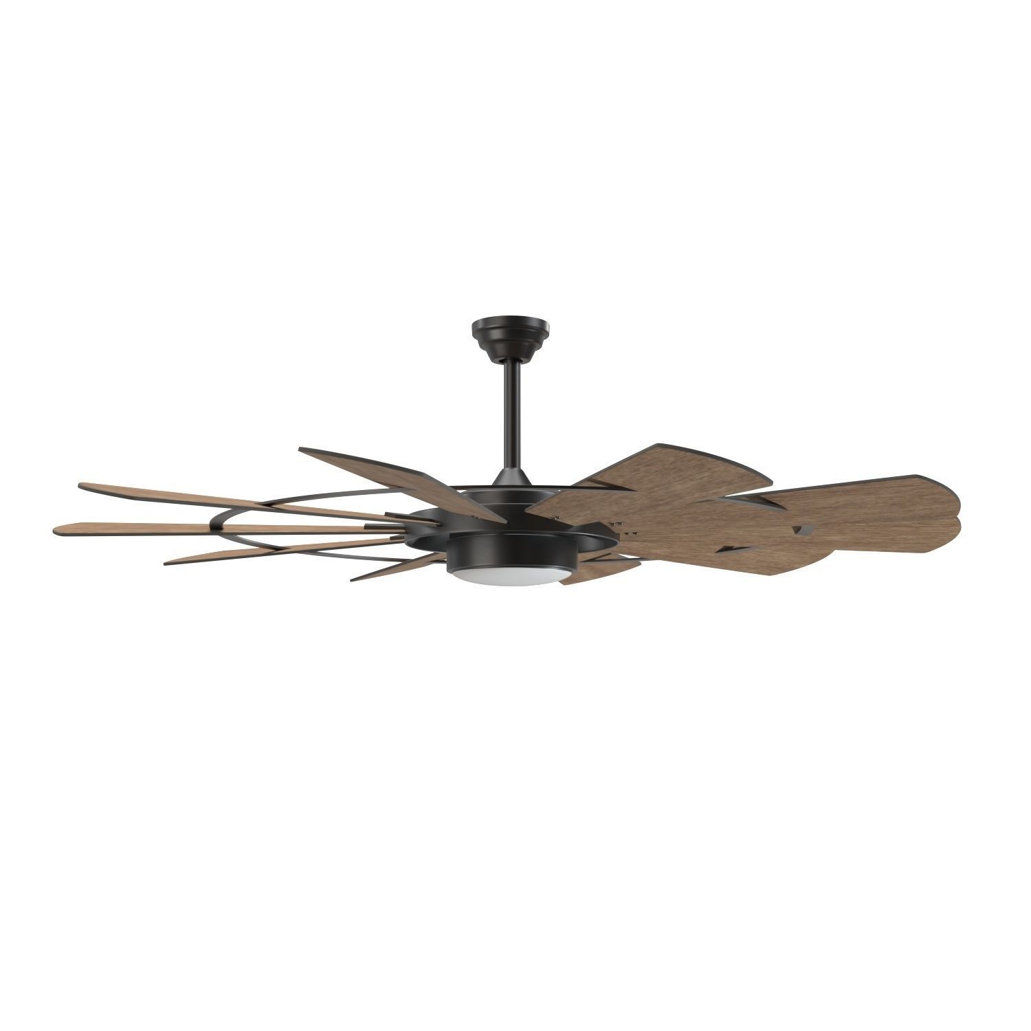 Henderson Integrated LED Indoor Ceiling Fan with Light PBR 3D model_1
