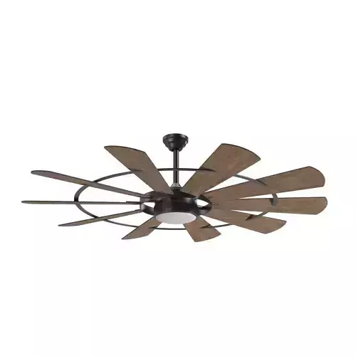 Henderson Integrated LED Indoor Ceiling Fan with Light PBR