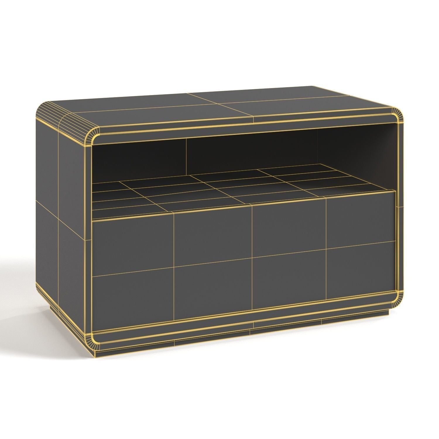 Hypnos Night Table PBR 3D model_5