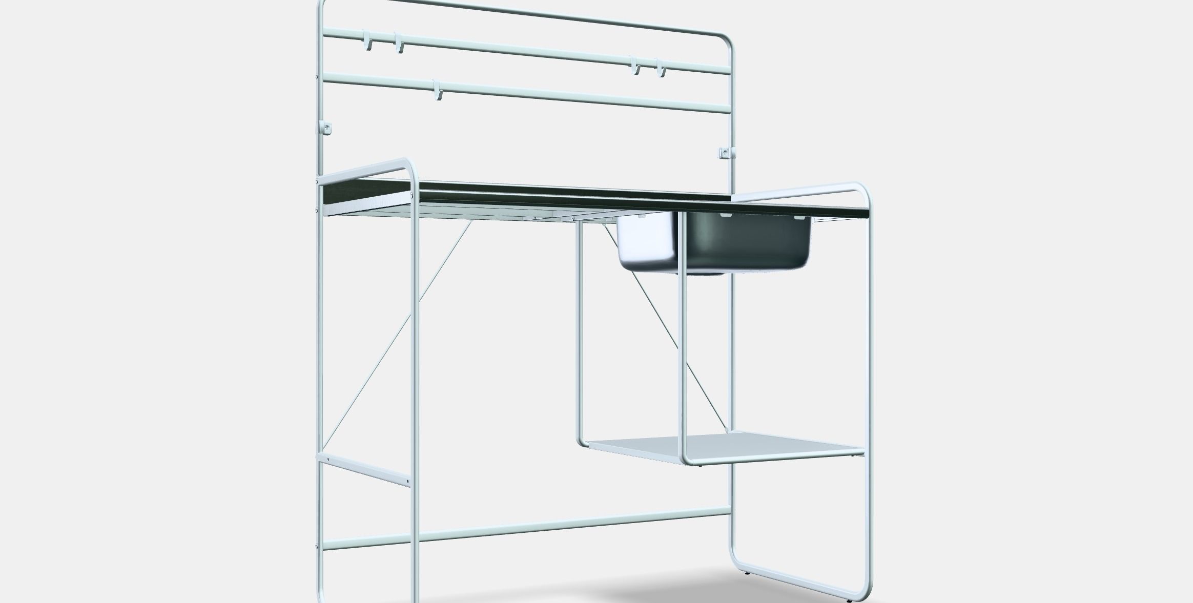 SUNNERSTA Mini-kitchen Low-poly 3D model_9