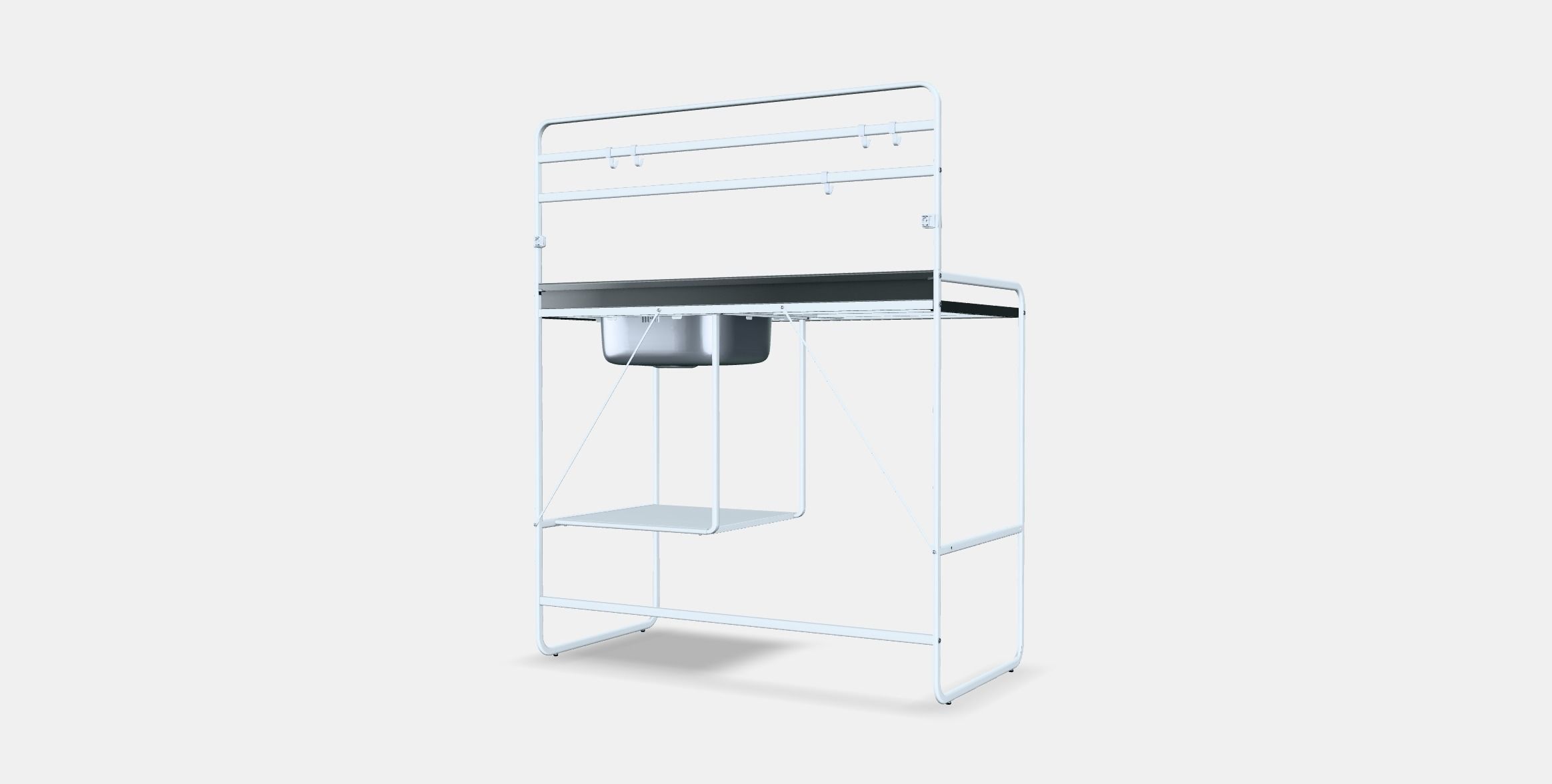 SUNNERSTA Mini-kitchen Low-poly 3D model_4