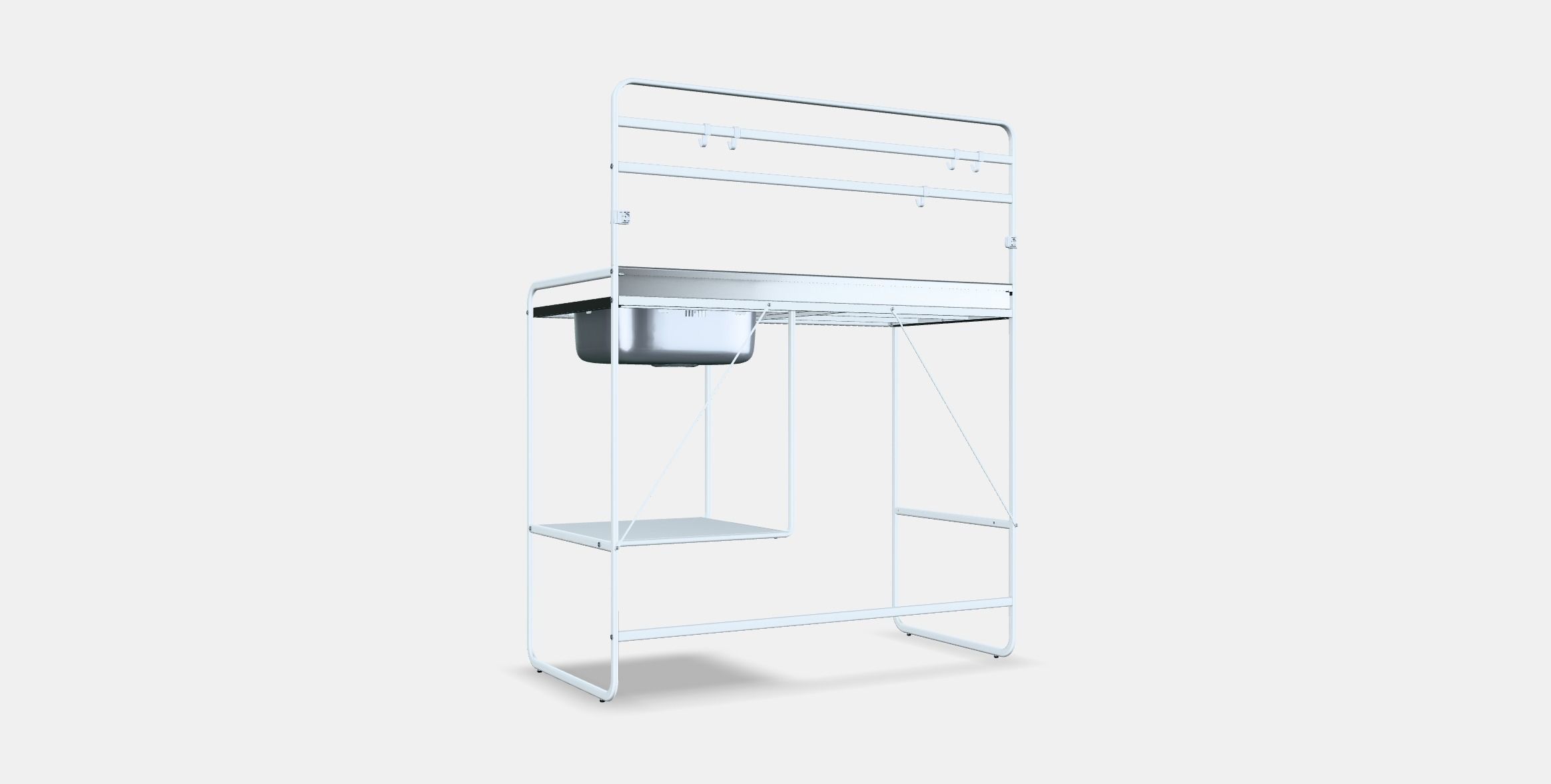 SUNNERSTA Mini-kitchen Low-poly 3D model_16