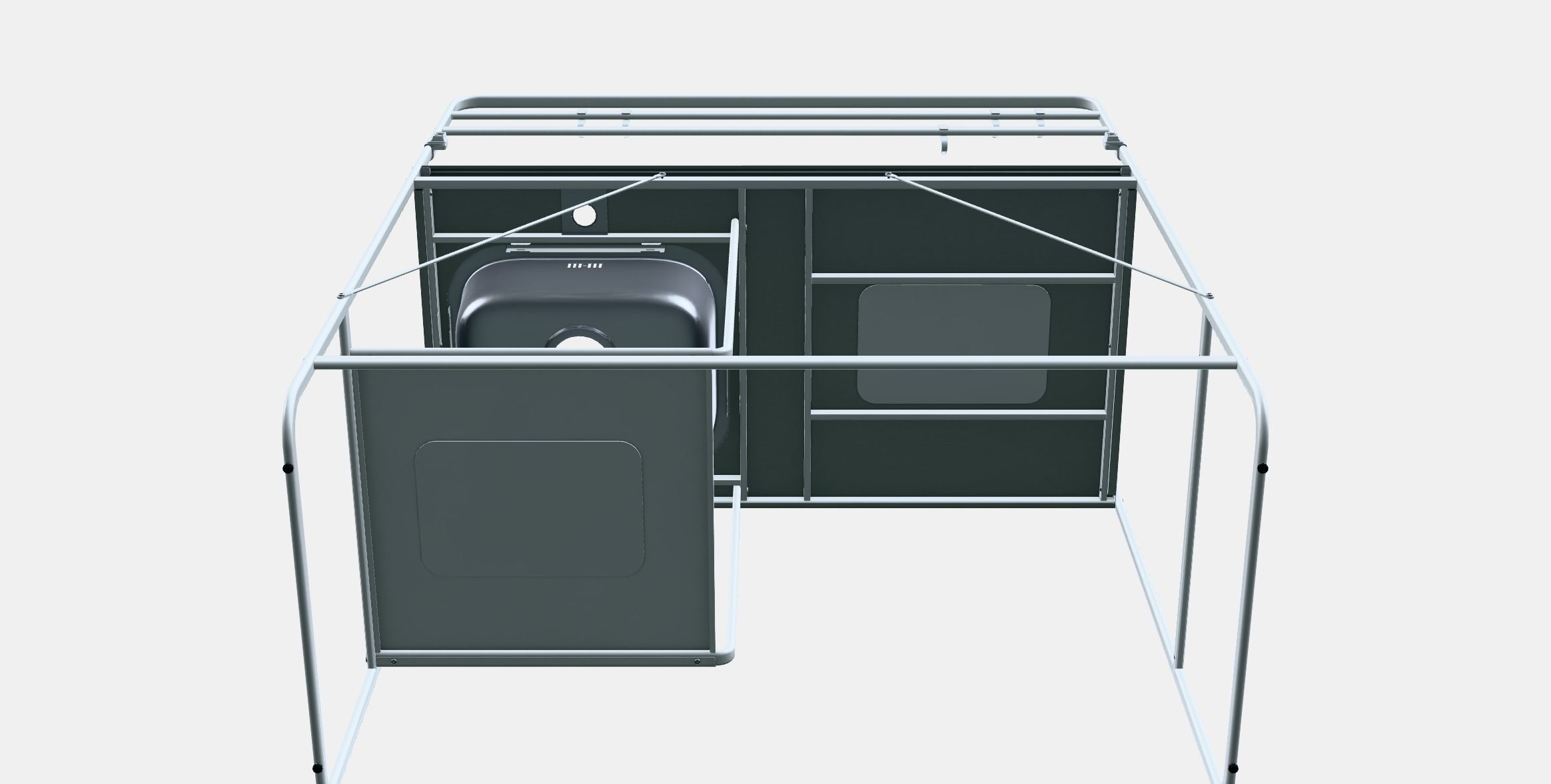 SUNNERSTA Mini-kitchen Low-poly 3D model_8