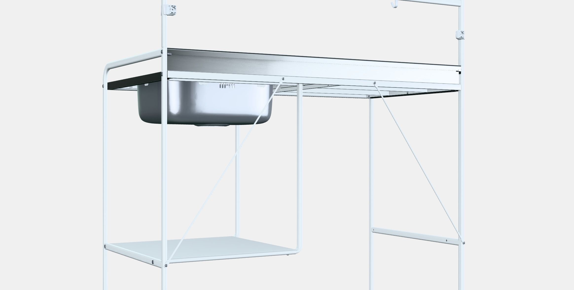 SUNNERSTA Mini-kitchen Low-poly 3D model_2