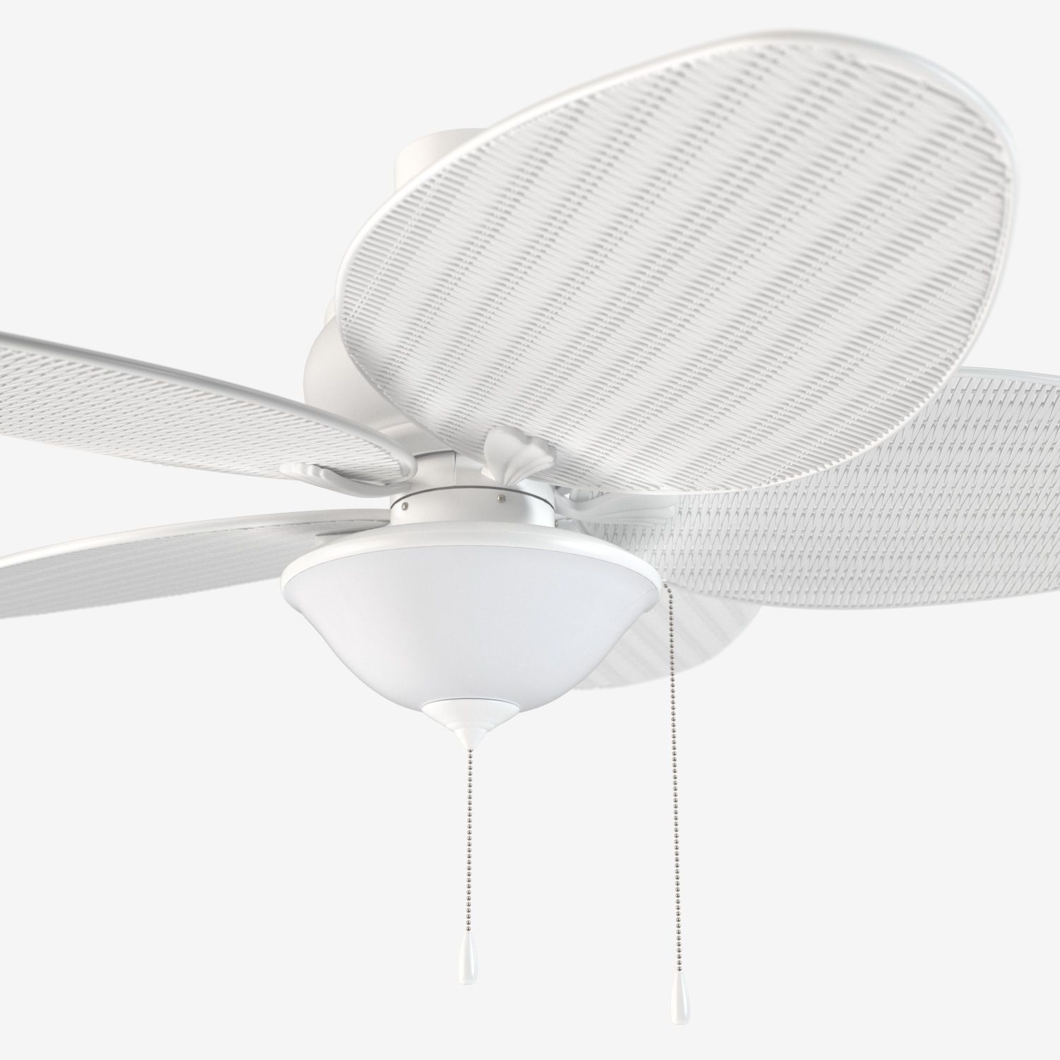 Solana White Pull Chain Indoor Outdoor Ceiling Fan PBR 3D model_3