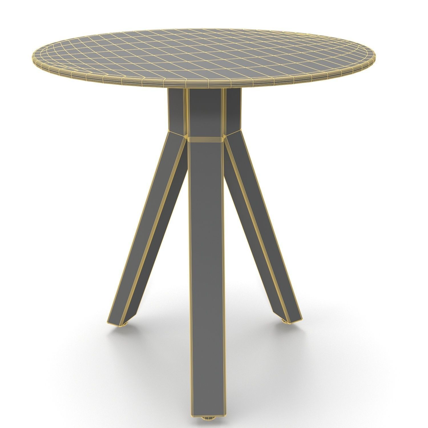 Vieques Side Table By Kettal 3D model_5