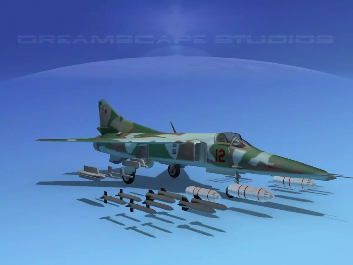 MIG-27 Flogger V05 Russia 3D model
