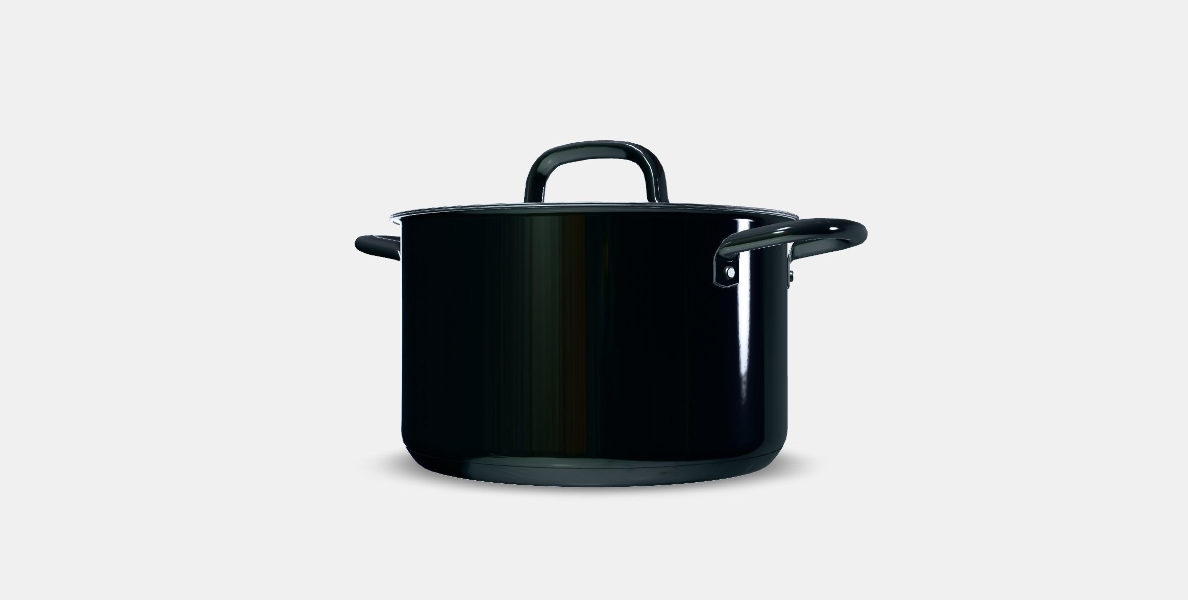 IKEA 365 Pot with lid Low-poly 3D model_11