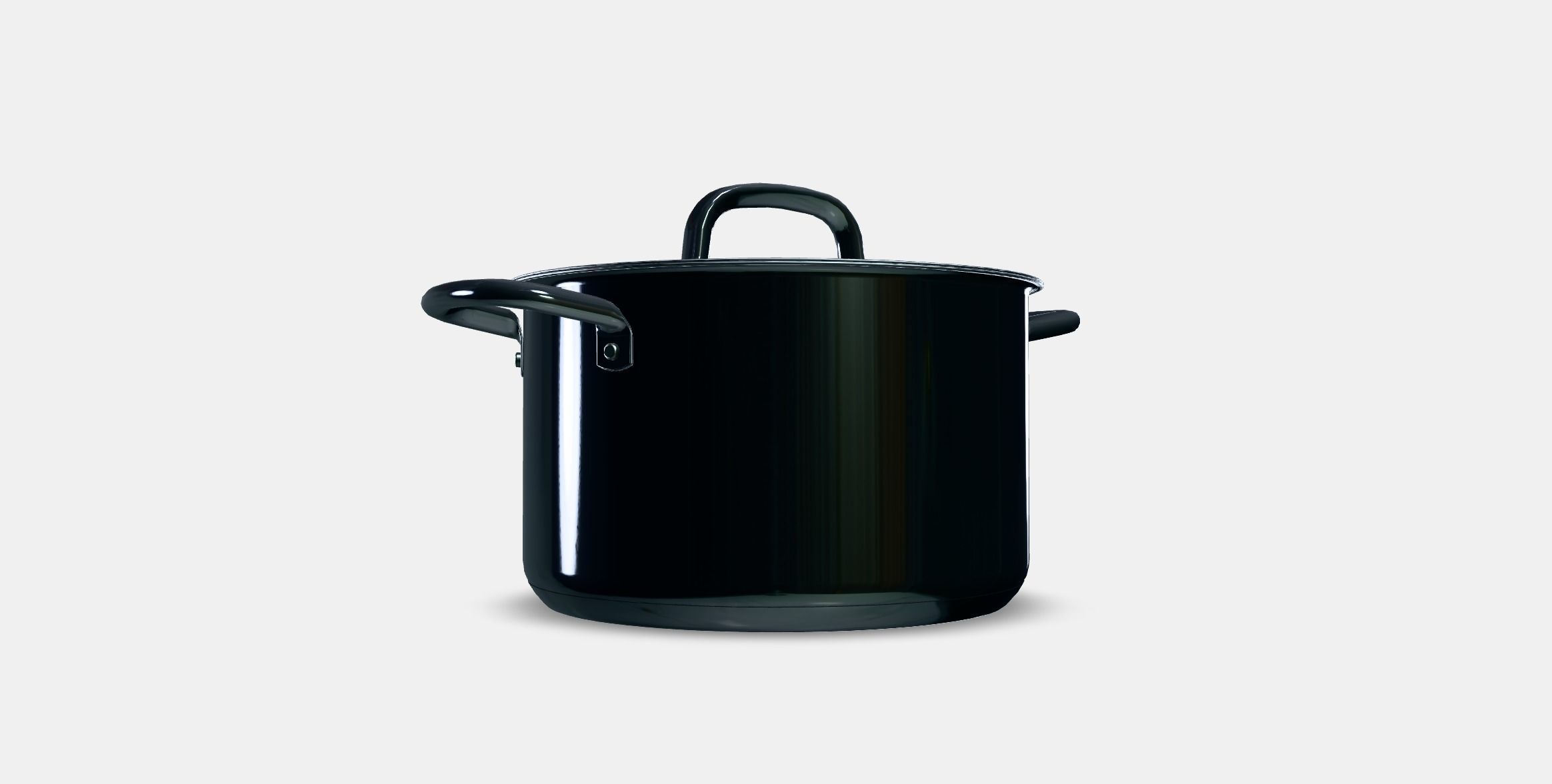 IKEA 365 Pot with lid Low-poly 3D model_2