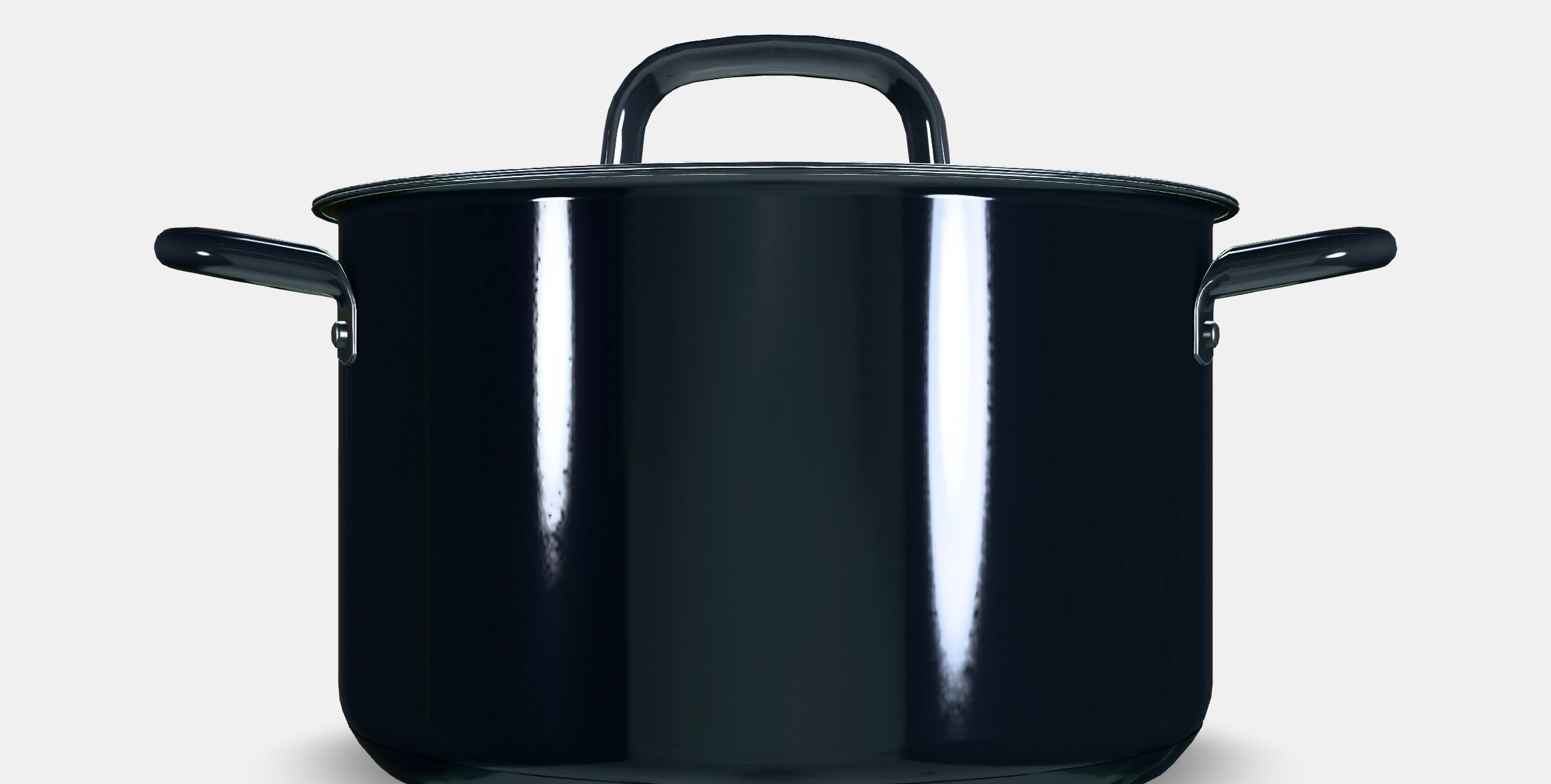 IKEA 365 Pot with lid Low-poly 3D model_15