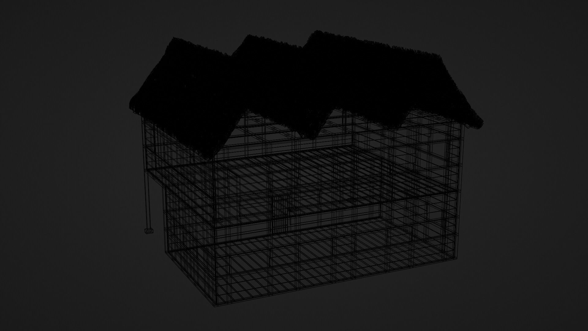 Medieval Tavern Low-poly 3D model_13