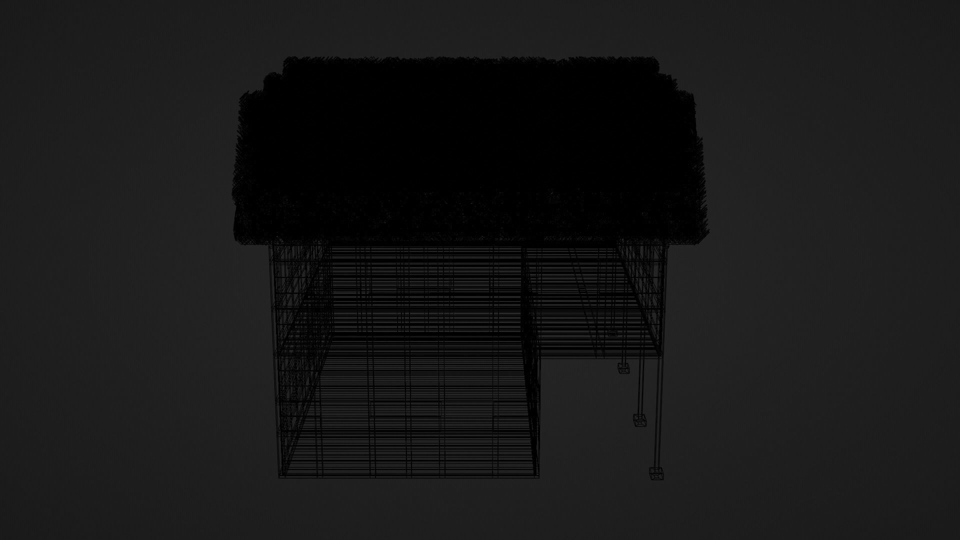 Medieval Tavern Low-poly 3D model_16