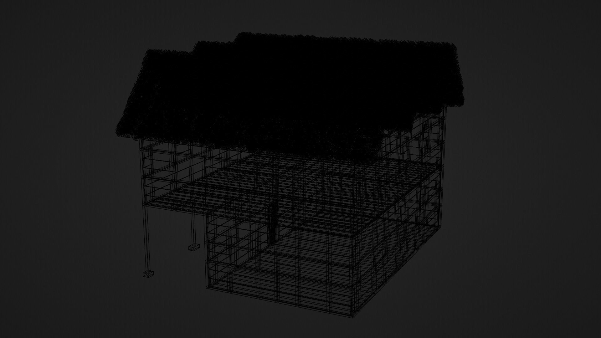 Medieval Tavern Low-poly 3D model_12