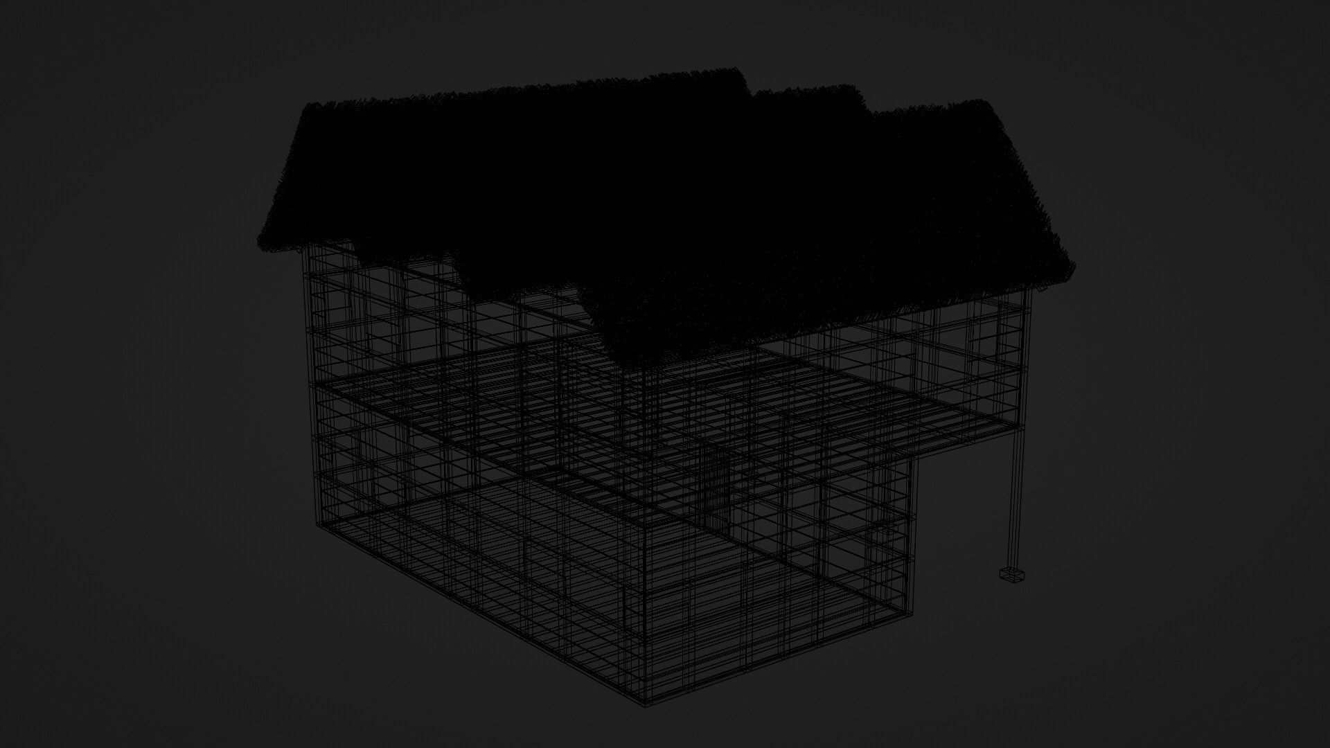 Medieval Tavern Low-poly 3D model_15